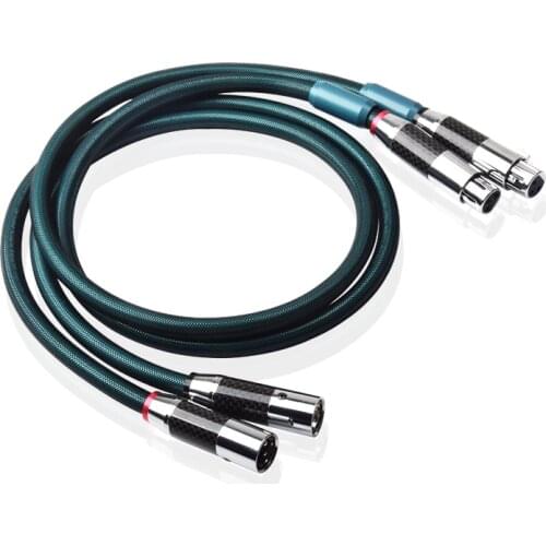 Y-056 XLR 8N OCC Silver-Plated HIFI XLR Audio Cable XLR Male And Female Balanced Signal Cable