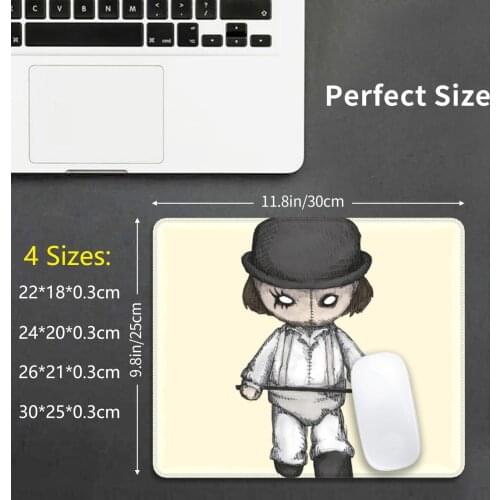Clockwork Plushie Mouse Pad DIY Print Cushion Clockwork Alex Orange Stanley Movie Classic