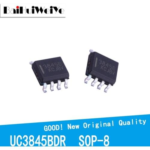 10PCS/LOT UC3845 UC3845B 3845 3845B UC3845BDR2G 3845BDR SMD SOP-8 SMD SOP8 New Original Good Quality Chipset