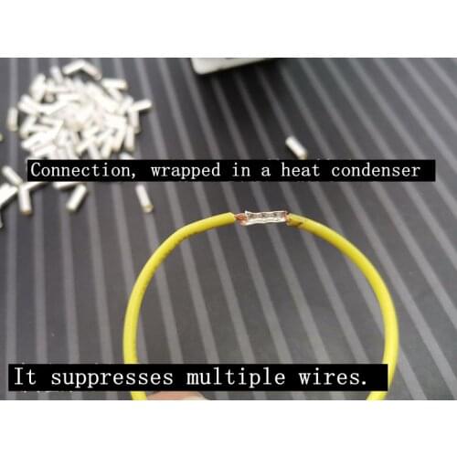 100pcs Tube wire joint E Bare tube Bare terminal Needle terminal Electrician pressure line 0.5-10 square