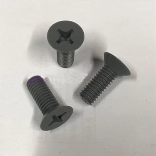 20pcs M5 PVC Cross countersunk head Phillips flat heads Screw Acid and alkali resistant preservative Plastic screws 8-30mm Long