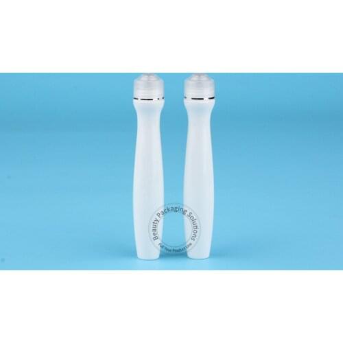 50pcs/Lot Promotion15ml Empty Plastic Roll On Bottle Perfume Makeup 1/2 OZ Tools Small Pot Essential Oil Container Refillable