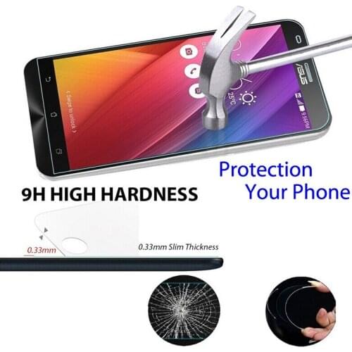 9H 2.5D Screen protector tempered glass FOR asus ZC550Kl zenfone max zc550kl pro Z010DA zc 550 kl zc550 550kl max pro case glas
