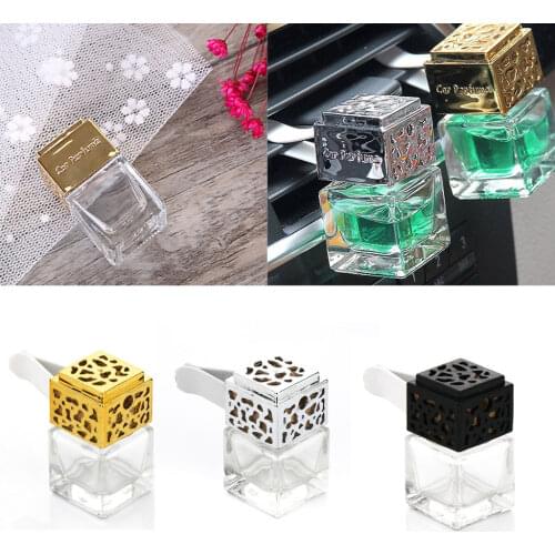 Car Air Freshener Perfume Bottle Ornament For Essential Oil Diffuser Gadget, Home Fragrance Accessories