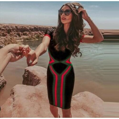 Платья с коротким рукавом Bandage China At AliExpress