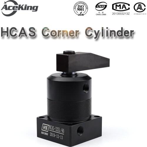 HCAS Good hand rotary clamping rotary down cylinder half thread HCAS-25/32/40/50/63D/L/R*90-E HCAS-25SL*90 HCAS-25SR*90