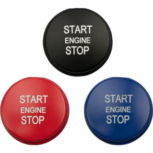 Engine Ignition Button Replace Cover Start Stop Key Switch Decor for Range Rover Easy Installation and Simple Operation