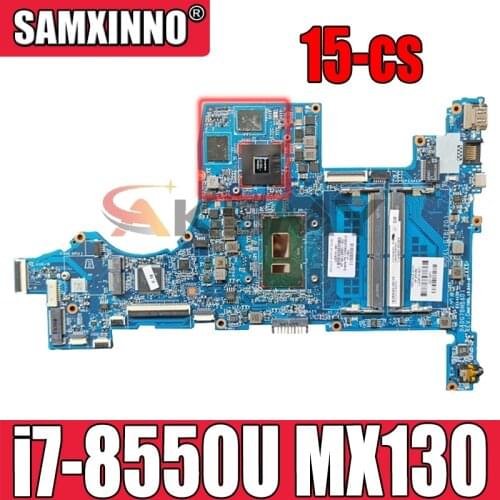 Laptop Motherboard For HP Pavilion Laptop 15-cs series L22814-601 L22814-001 DA0G7BMB6D1 MX130 i7-8550U