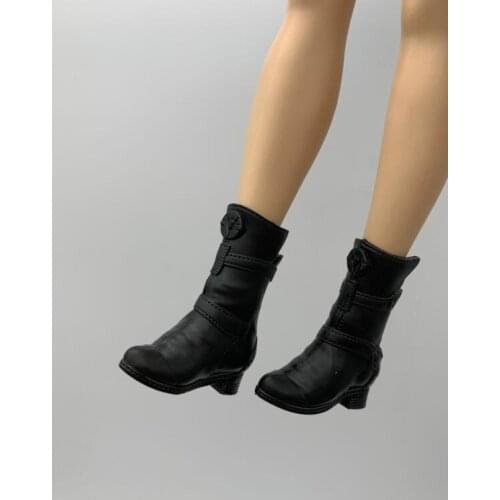 Toy doll shoes boots flat foot high heels shoes accessories for your tall and curvy Barbie dolls BBI200907