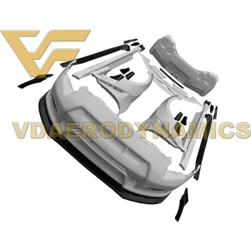 Suitable For 08-16 Nissan GT-R GTR R35 VAD-V14 FRP Full Body Kit includes Front Rear Bumper Sides Fender Flares