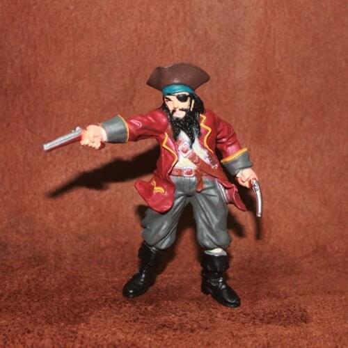 Pvc figure Simulation doll model toy pirate captain