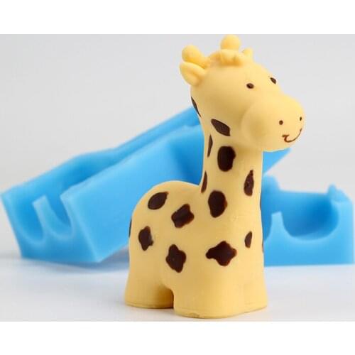 DIY Soap Silicone Mold Cute Giraffe Craft Resin Mould Handmade Gift Making Tool