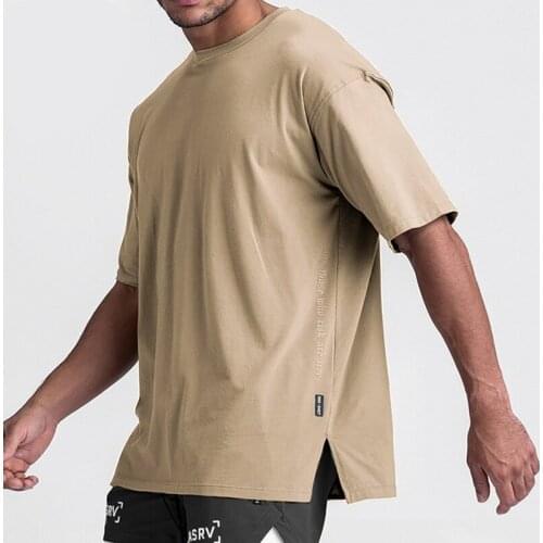 Sport T Shirt Men Training Jogging Shirts Gym Sportswear Short Sleeve Quick Dry Basketball Tshirt Running Fitness Sports Jerseys