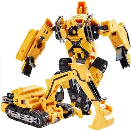 Alloy Model Transforms Robot Car Diecasts Engineering Construction Vehicle Truck Assembly Deformation Toy 2 In 1 Robot Kid Toys