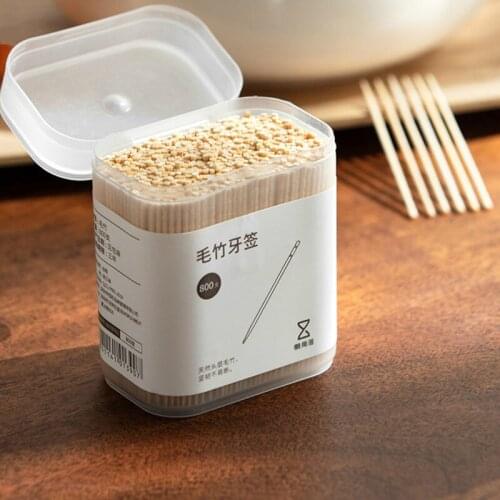 High quality bamboo toothpicks A grade disposable fruits picks carved household