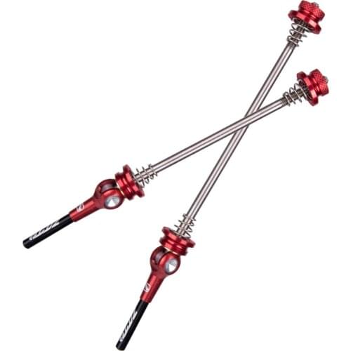 Bicycle Parts MTB Road Bike QR Quick Release Skewer Ultralight Axle Titanium Core 9mm 5mm For OLD 100mm 135mm Titanium