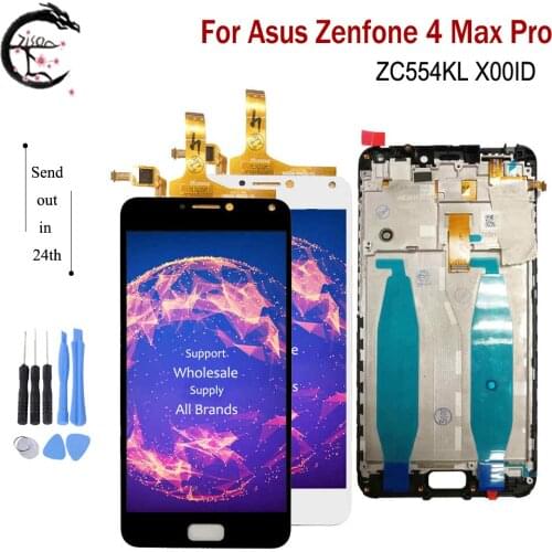 ZC554KL LCD With Frame For Asus Zenfone 4 Max Pro ZC554KL X00ID LCD Display Screen Touch Sensor Digitizer Assembly Replacement