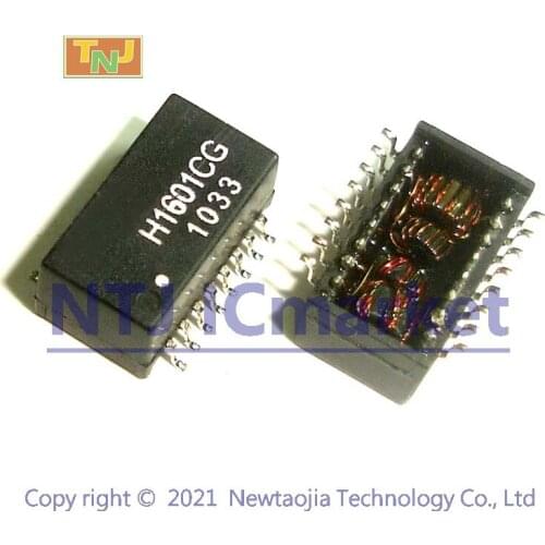 10 PCS H1601CG SMD-16 H1601 LAN Transformers New