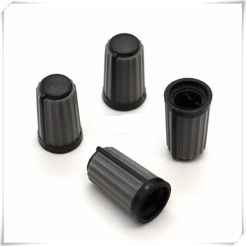 10 Pieces Plastic Half Shaft Knob Diameter 10.5mm Height 18mm Potentiometer Encoder 180 Degree Knob D-Shaped Inner Hole 6mm
