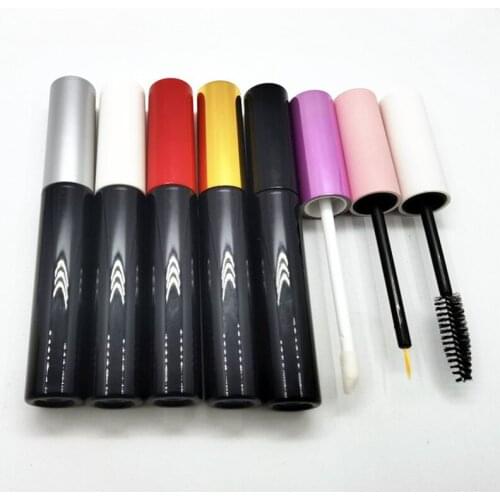 10/30/50pcs 3ml Black Lip Gloss Tubes Plastic Lip Balm Bottle Empty Eyeliner Mascara Cosmetic Container Packing Container