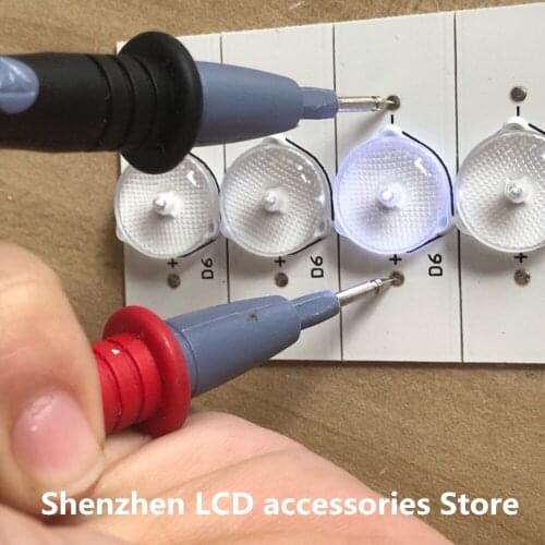1000Pieces/lot Universal 3V LED Lamp Beads with Optical Lens Filter for TV Repair 100%NEW