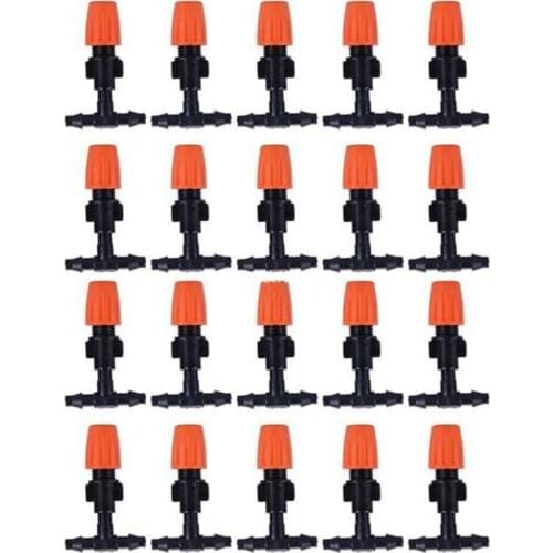 20Pcs Auto Timer Micro Drip Irrigation System Plant Self Watering Adjustable Atomizing Sprinkler Nozzles Garden Tool Mayitr