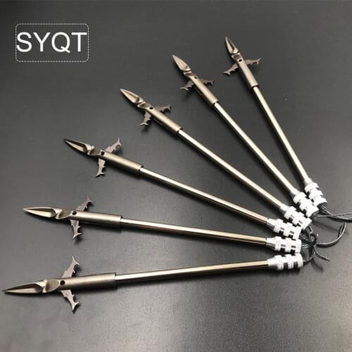3/6pcs Stainless Steel Arrow Head Triangular Dart Fishing Reel Cooperate Hunting Shooting Fishing Slingshot Catapult Dart