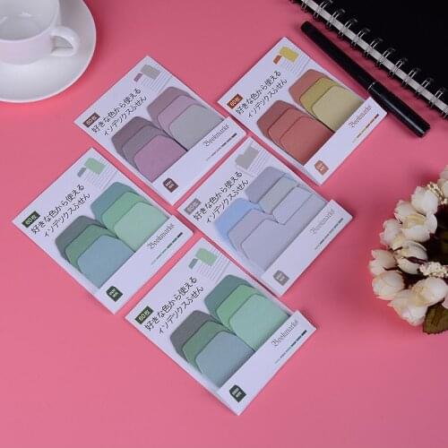 60 Pages/lot Cute Sticker Bookmark Marker Flags Sticky Memo Pad Notes Bookmarks Stationery Student Supplies