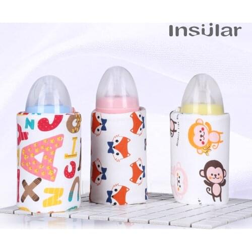 Baby Bottle Warm Bag Cartoon USB Constant Constant Temperature 40 Degrees Milk Heater Portable Bottle Nutrition Health Safety