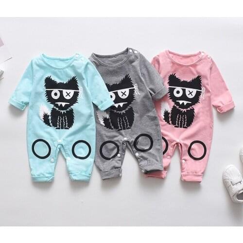 Cartoon Baby romper cotton baby boy long sleeve newborn jumpsuit unisex girl playsuit toddler clothing set infant pants clothes