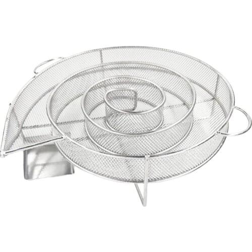 Cold Smoke Generator For BBQ Grill Or Smoker Wood Dust Hot And Cold Smoking Salmon Meat Burn Cooking Stainless Bbq Tools