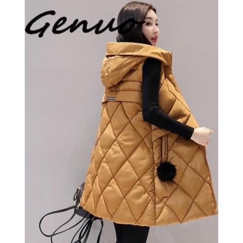 Женские жилеты с капюшоном Genuo China At AliExpress