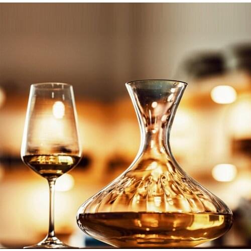 1pcs Lead-free Crystal Decanter Rainbow manual thickening Decanter glass cups Red wine pot Wedding Gift Party Family Drinkware