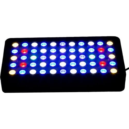 HYA05-LENS-55X3W-B Intelligent Dimmable LED Aquarium Light Bluetooth Control Full Spectrum Lighting For Reef Coral Fish 165W
