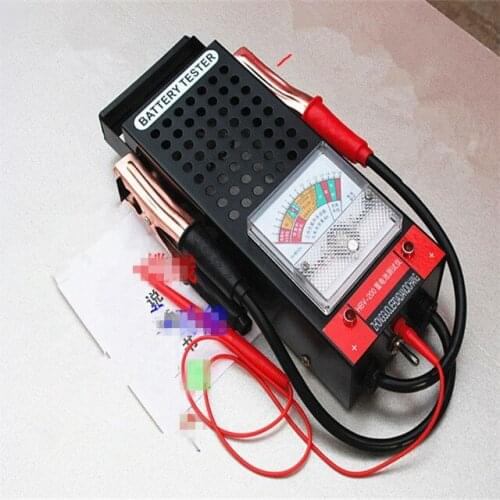 Battery tester Car battery meter Voltage meter Voltmeter 12V Test range: 20Ah-200Ah