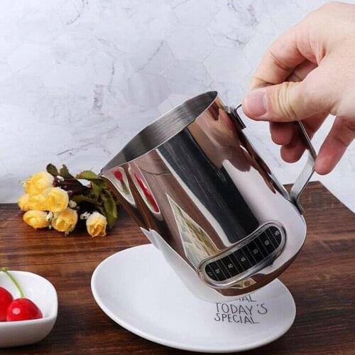 600ML Stainless Steel Milk Frothing Jug With Temperature Sensor Display Barista Craft Latte Cappuccino Milk Frother Pitcher Make
