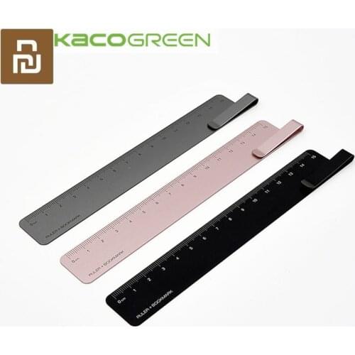 Stock Youpin Kaco Bookmark Ruler Metal Ruler Painting Cartography Ruler Student Learning School Office Stationery Supplies