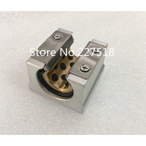 4pcs high quality SBR25UU Graphite copper sleeve Linear motion ball bearing slide block match SBR25 25mm linear guide rail