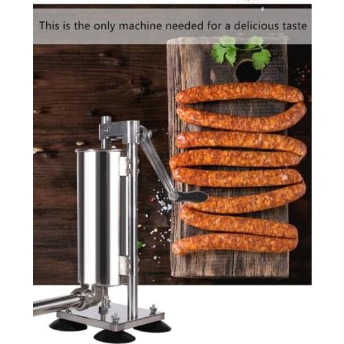 New-style household enema machine vertical stainless steel enema machine, commercial manual sausage machine, hand-cranked sausag