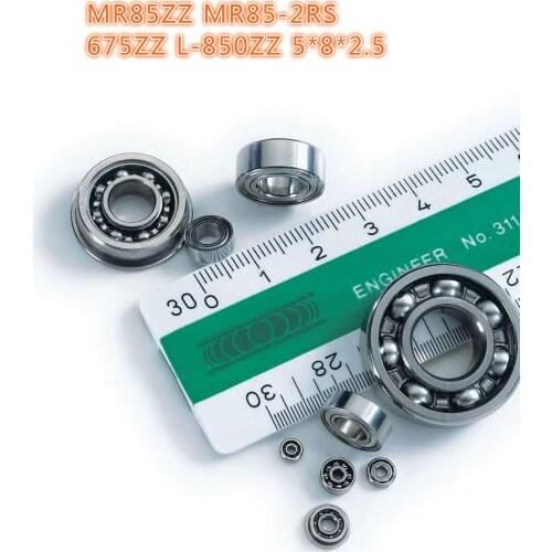5pc Miniature bearing MR85ZZ MR85-2RS 675ZZ L-850ZZ 5 / 8 / 2. 5 bearings for tranmition jmc