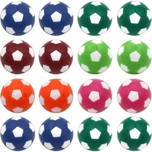 Set of 16 Table Soccer Foosballs Replacement Balls, Mini Colorful 32mm Tabletop Game Ball