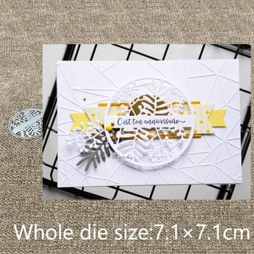 New Design Craft Metal stencils Cutting Dies leaf flower circle decoration scrapbook die cuts Album Paper Card Craft Embossing