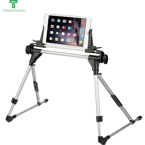 Tablet Stand Phone Holder Mobile Accessories Metal Folding 2in1 Aluminum Home Desk Bracket Telephone Telefones Celulares Celular