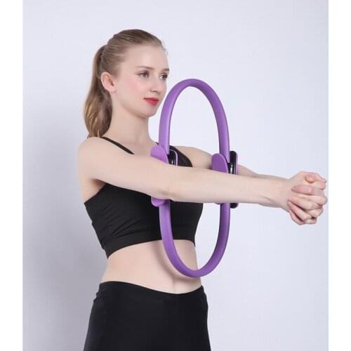 Professional Yoga Circle Pilates Sport Magic Ring Women Fitness Kinetic Resistance Circle Gym Workout Pilates Accessories 5Color