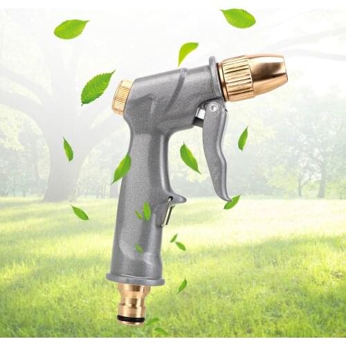 Adjustable Spray Modes High Pressure Cleaning Tools Spray Watering Nozzle Sprinkler Car Wash Gun Metal Car Accessories Portable