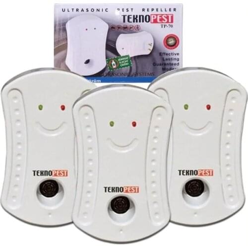 Teknopest TP-70 Ultrasonic Pest and Mice Repeller 3'lü 318235559