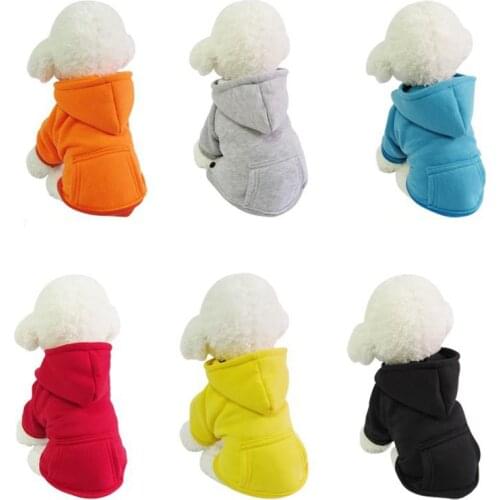2018 Warm Pet Dog Clothes Winter Dog Clothes For Small Dogs Clothing Chihuahua Puppy Outfit For Fashion Dog Coat Yorkie Hoodie