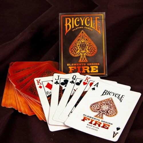 Bicycle Fire Elements Series Playing Cards Deck USPCC Collectable Poker Limited Edition Sealed Magic Cards Magic Tricks Props