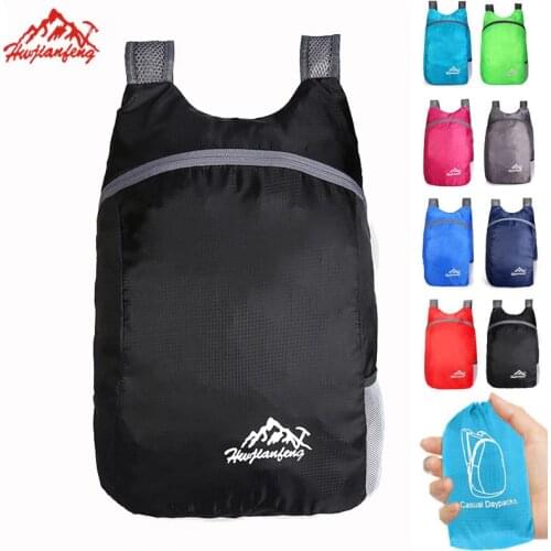 Waterproof Folding Backpack Men Women Hiking Backpack Travel Trekking Bag Daypack Outdoor Sport Bag Foldable Storage Bags