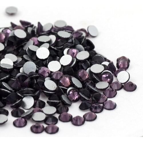 Flash Rhinestone Crystal Vitrail Medium SS3-SS16 Non-Hot Repair FlatBack Strass Sewing And Cloth Clothing Rhinestone Nailstone